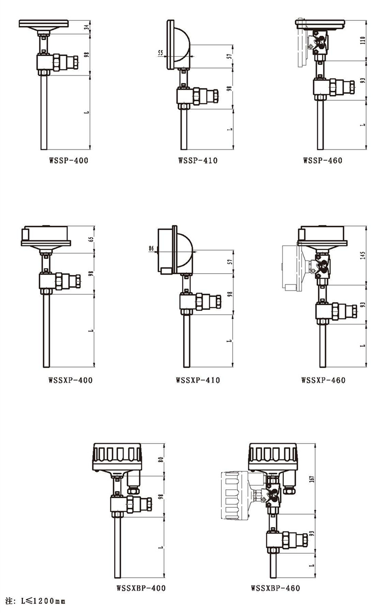 WSSX工业双金属温度计（一体化型无固定装置）_http://www.bjjinhuiteng.com_双金属温度计_第3张